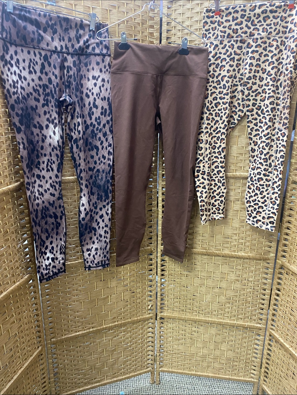 Fabletics Brown High-Rise Stretch Leggings